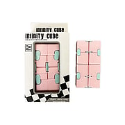 INFINITY 3D Stereo Geometric Pink Green Infinite Rubik's Cube Thinking Training Puzzle Magnetic Bricks