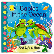 Chunky Lift a Flap Books Babies in the Ocean - 