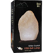 Salt Lamp 4"" White USB - 