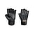 GLOW Ocelot Wrist Wrap Lifting Gloves Black XL - 
