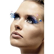 Feather Plume Eyelashes Blue - 