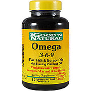 Omega 3-6-9  Flax, Fish, Borage 1000 mg - 
