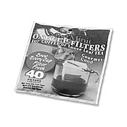 Unbleached Coffee & Tea Disposable 1 Cup Filters -