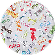 F-Bomb Style 7-Inch Plates - 