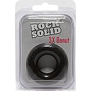 Rock Solid 3X Donut Ring Black - 