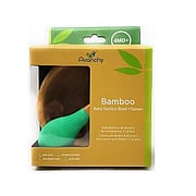 Baby Bamboo Stay Put Suction Bowl + Spoon: Green - 
