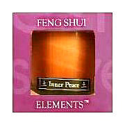 Earth/Inner Peace Feng Shui Palm Wax Candle - 