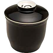 Steepin' Cups Black Porcelain Cup, Infuser & Saucer - 