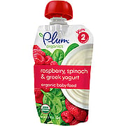 Raspberry, Spinach & Greek Yogurt Organic Second Blends Greek Yogurt - 