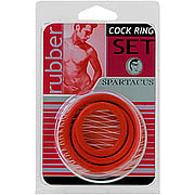 Red Rubber C Ring Set  - 