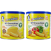 Gerber Graduates Lil Crunchies Mild Cheddar + Veggie Dip - 