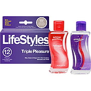Astrgolide Combo Pack with FREE Lifestyle Triple Pleasure Condoms - 