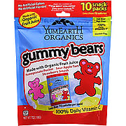 Organic Gummy Bears & Worms Organic Gummy Bears Family Size - 