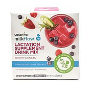 MilkFlow Lactation Supplement Drink Mix Berry - 