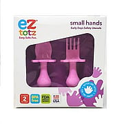 Small Hands Early Days Safety Utensils Pink - 