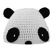 Hand Crocheted Panda Hat Small - 