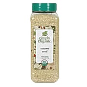 Simply Organic Sesame Seed Hulled Whole - 