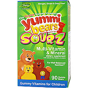 Multi-Vitamin & Mineral Sourz Yummi Bears - 