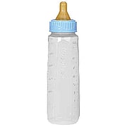 Gerber first essentials clear view bottle 9oz, 1pk, med flow, silicone - 