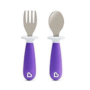 Raise Toddler Fork & Spoon Set Purple - 