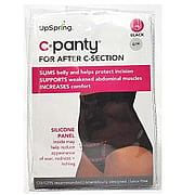 C-Panty C-Section Underwear, High Waist S / M Black - 