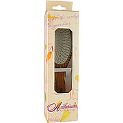 Hairbrush Wood Large Oval with Steel Pins - 