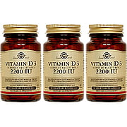 3 Bottles of Vitamin D3 2200 IU - 