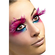 Feather Plume Eyelashes Pink - 