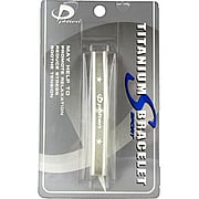 Titanium Sport Bracelet Clear-White 7-9inch - 