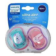 Philips Avent Ultra Air Pacifier, 18+ Months, Various Colors, 2-pack