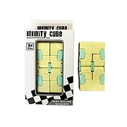 INFINITY 3d Stereo Geometric Yellow-Green Infinite Rubik's Cube Thinking Training Puzzle Magnetic Bricks