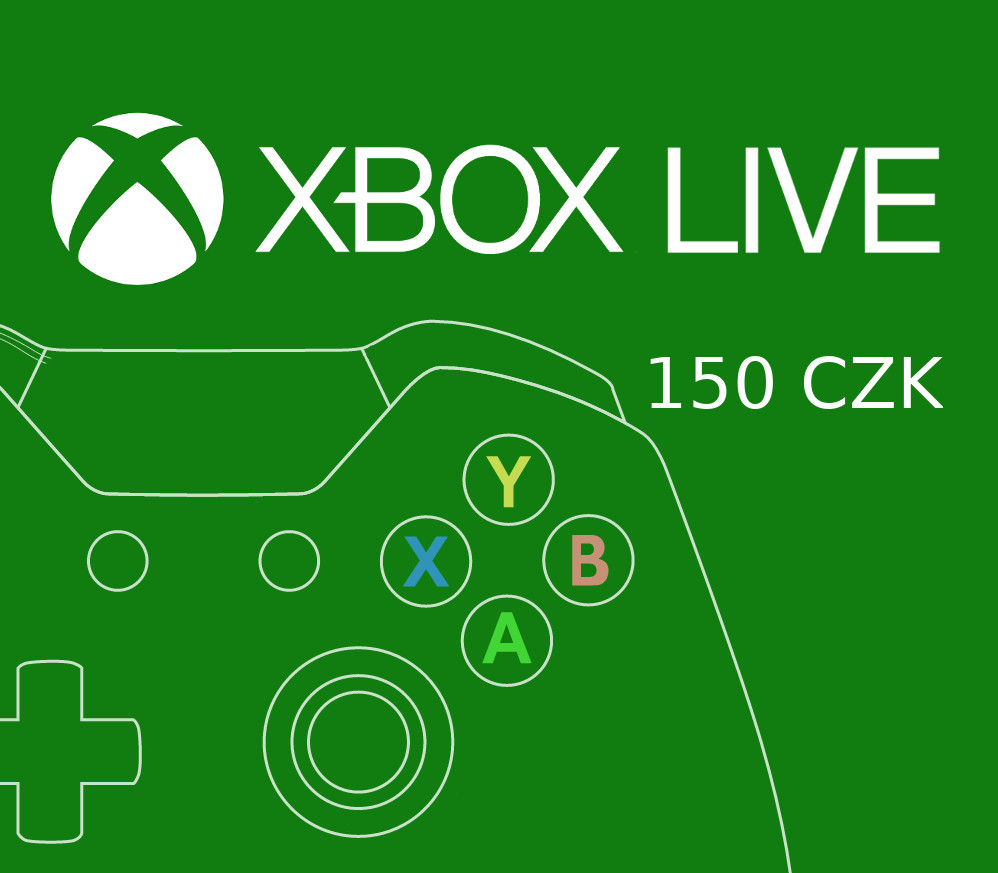 XBOX Live 150 CZK Prepaid Card CZ