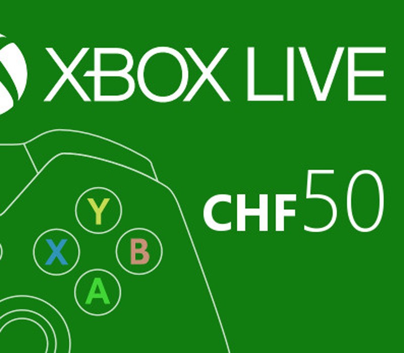 XBOX Live 50 CHF Prepaid Card CH