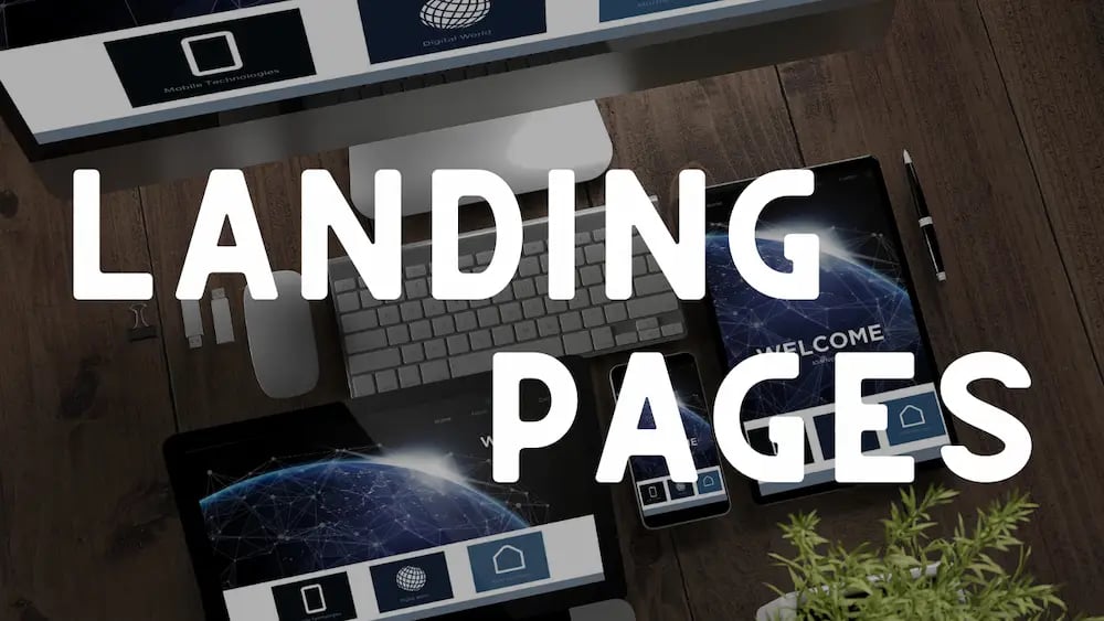 how to find buyers in real estate, Landing Pages