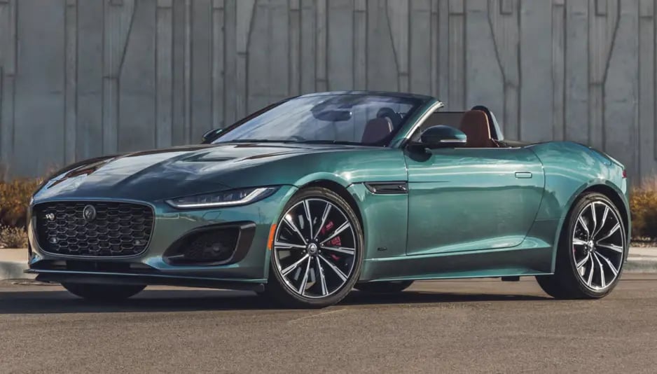 Real estate agent Jaguar F-Type
