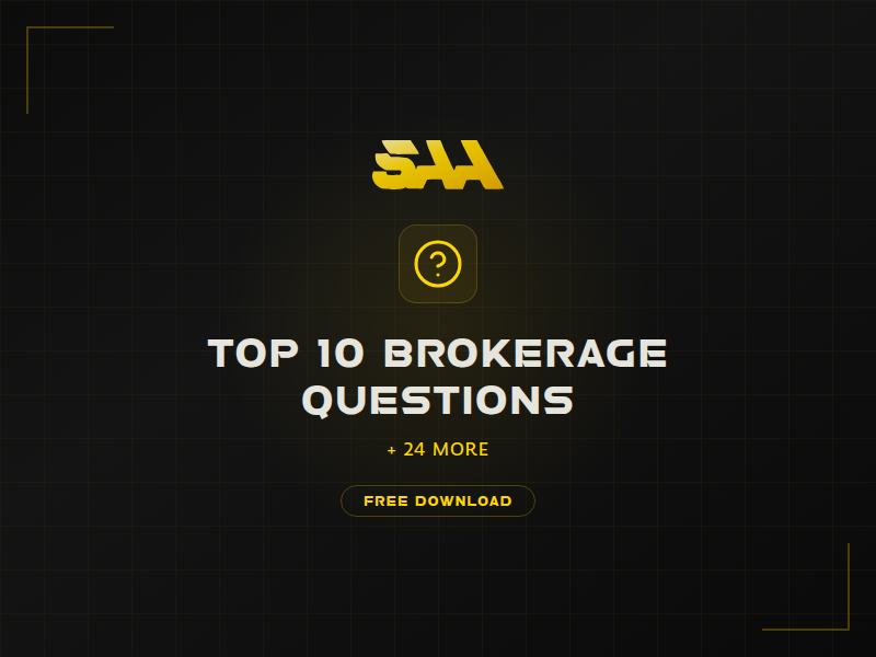 Top 10 Brokerage Questions (+ 24 More)