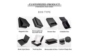 Custom luxury black cardboard paper box for earplugs packaging Custom Design earplugs Paper Box gift Packaging - Food Paper Box Packaging - 4
