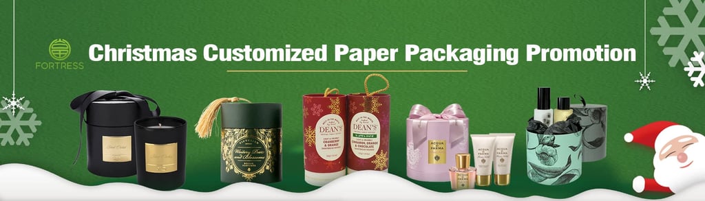 Christmas Paper Packaging Tube Boxes -  - 1