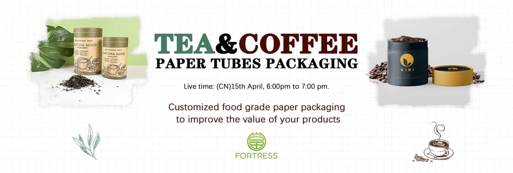 Customized Tea & Coffee Baen Kraft Paper Tubes Packaging Cylinder Boxes - Paper Packaging Videos - 1