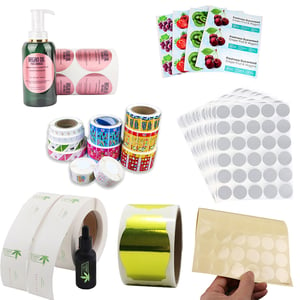 Custom Sticker Printing Glossy UV Spot Logo Sealing Paste Rectangle Roll Stickers Roll Label - Paper Stickers/Labels - 6