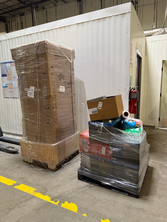 Wrapped Item In Warehouse