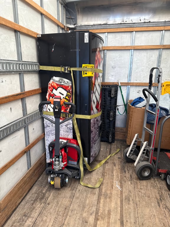 Moving Truck Interior Loaded