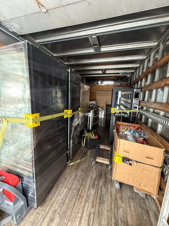 Moving Truck Wrapped Items