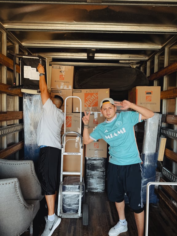 Warehouse Workers Moving