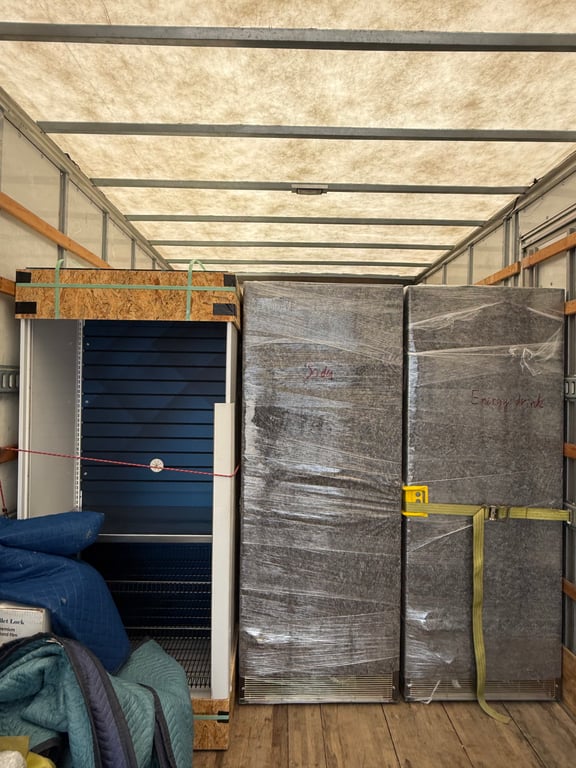 Moving Truck Interior Loaded