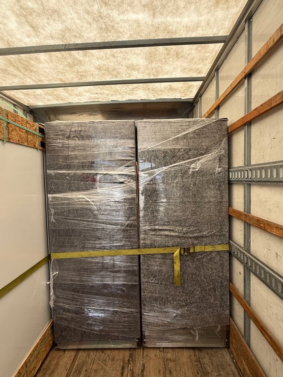 Moving Truck Interior Loaded