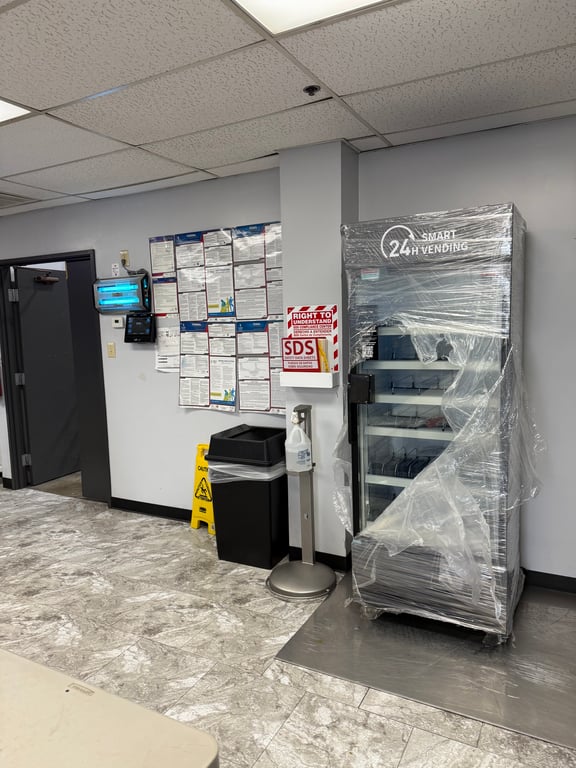Smart Vending Machine Office Relocation