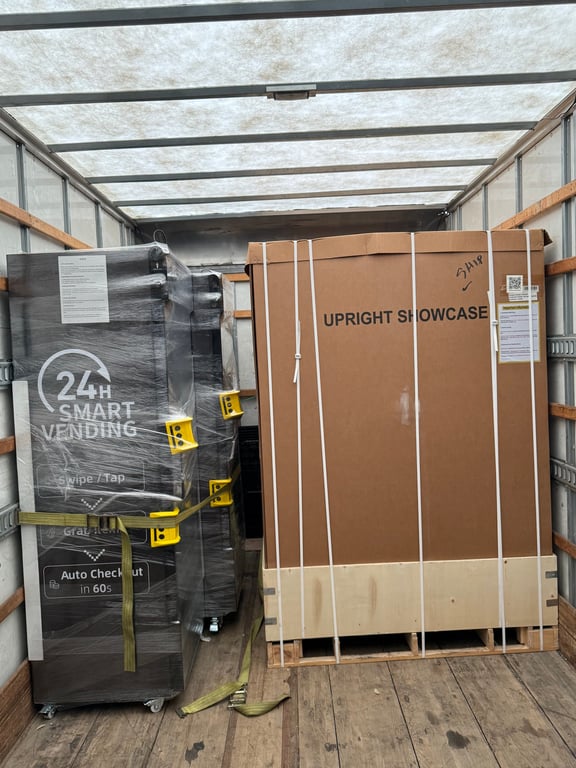 Moving Truck Interior Loaded