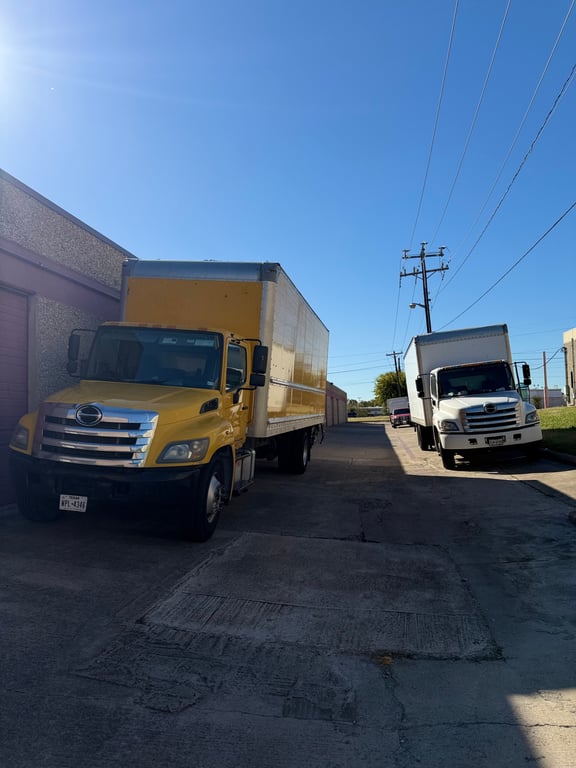 Professional Moving Truck Fleet