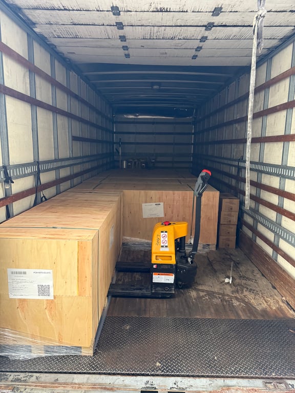Moving Truck Interior Empty Floor